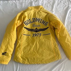 Honda Goldwing 1975 Official Licensed Product Womens Yellow Jacket Size Medium